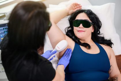 Laser Hair Removal scaled Facial rejuvenation treatment room at LightRx Birmingham medspa
